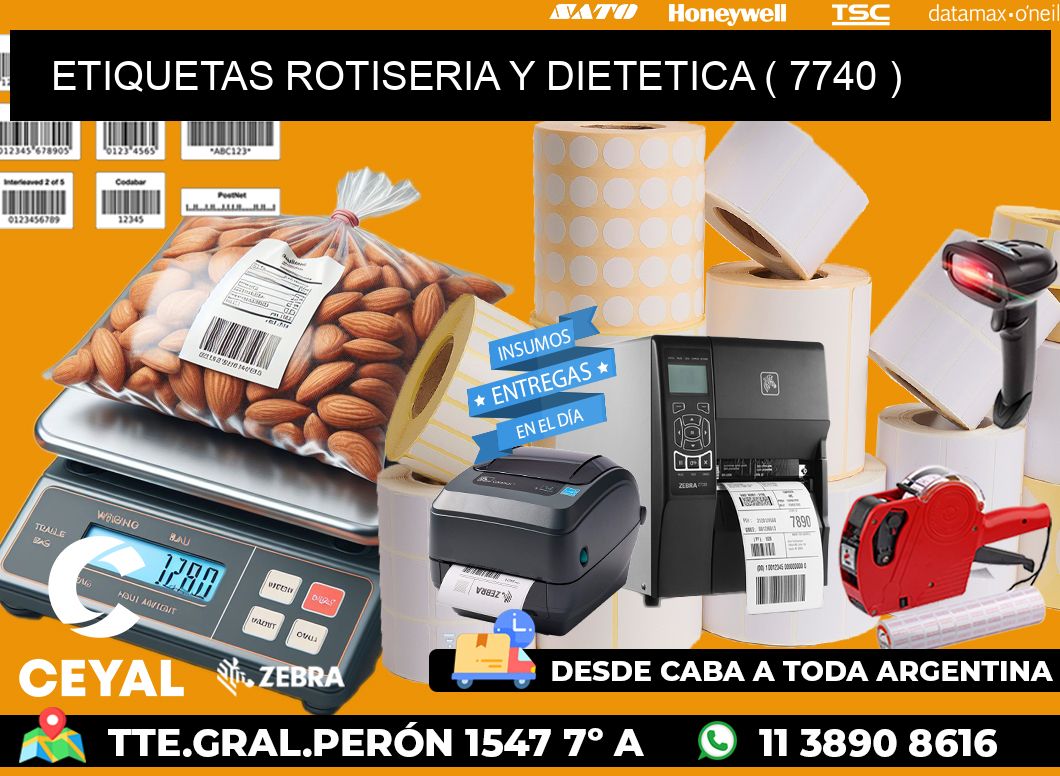 ETIQUETAS ROTISERIA Y DIETETICA ( 7740 )