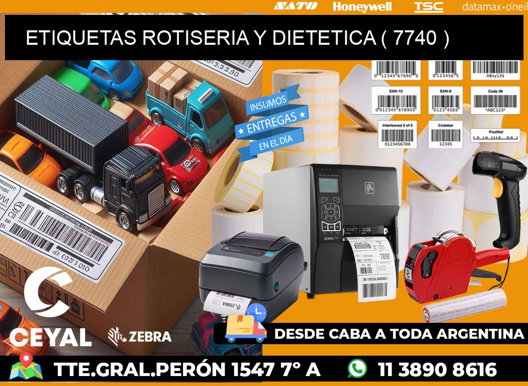 ETIQUETAS ROTISERIA Y DIETETICA ( 7740 )