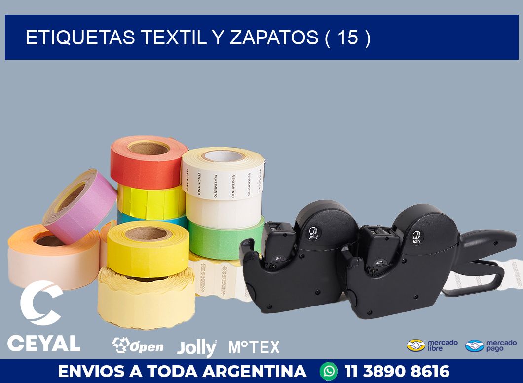 ETIQUETAS TEXTIL Y ZAPATOS ( 15 )