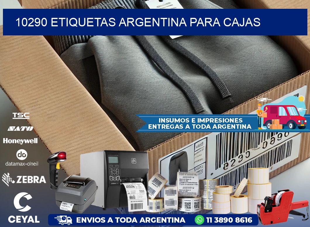 10290 ETIQUETAS ARGENTINA PARA CAJAS