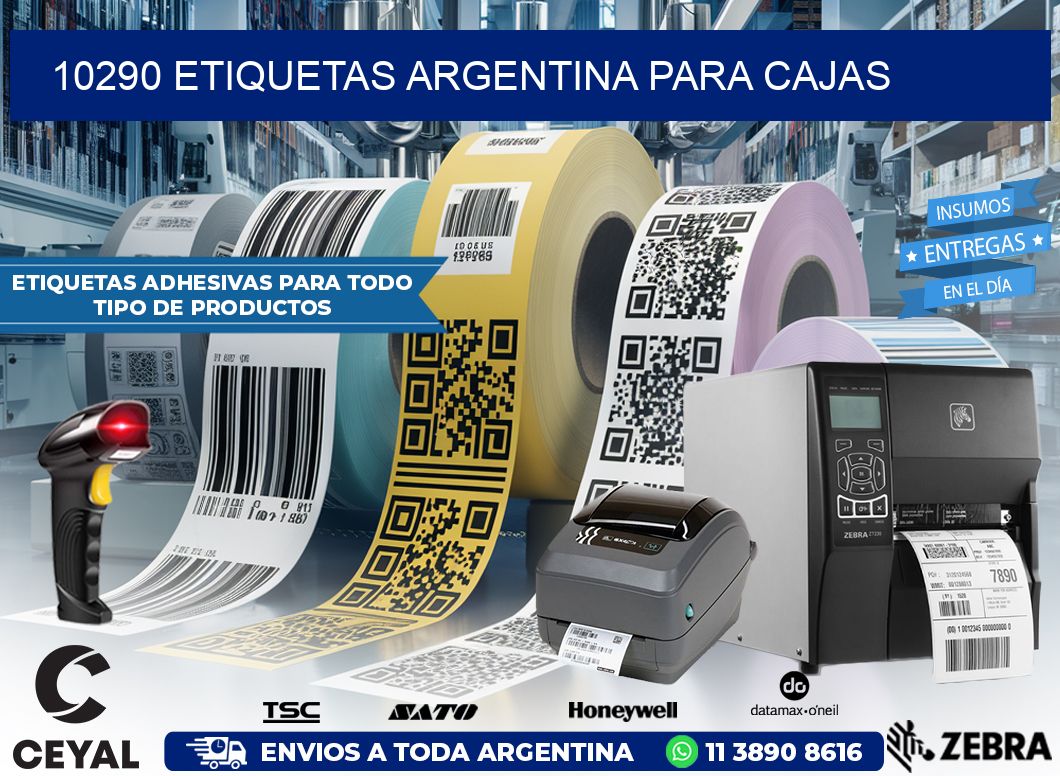 10290 ETIQUETAS ARGENTINA PARA CAJAS