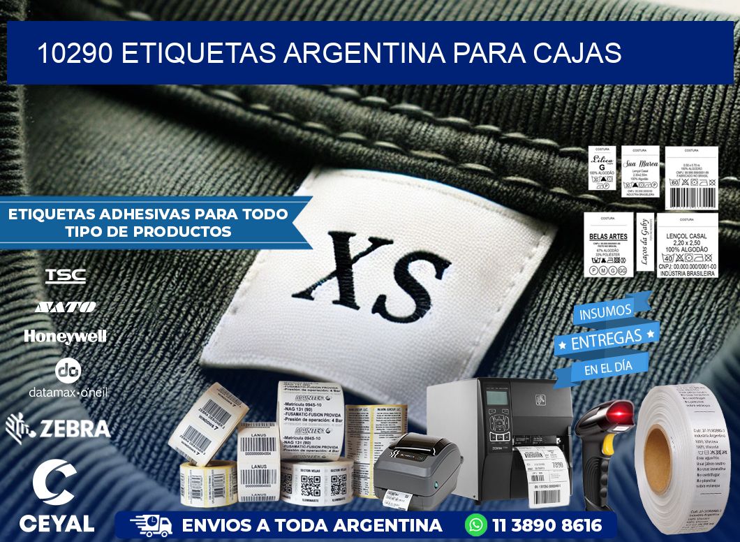 10290 ETIQUETAS ARGENTINA PARA CAJAS