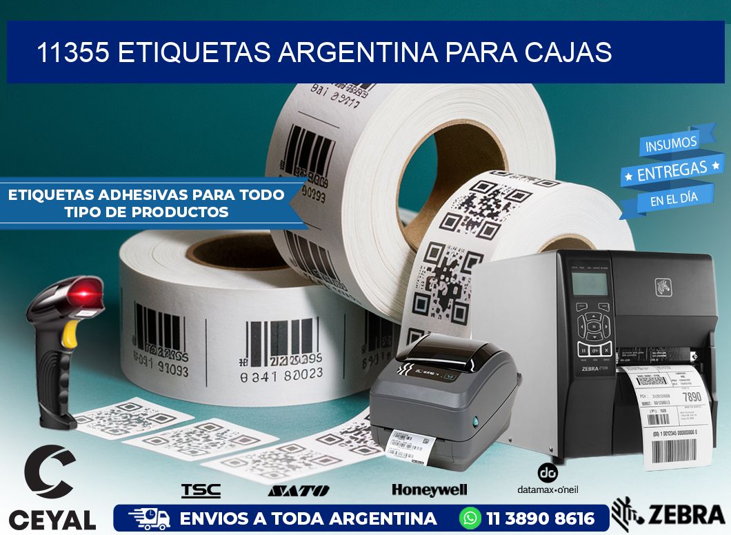 11355 ETIQUETAS ARGENTINA PARA CAJAS