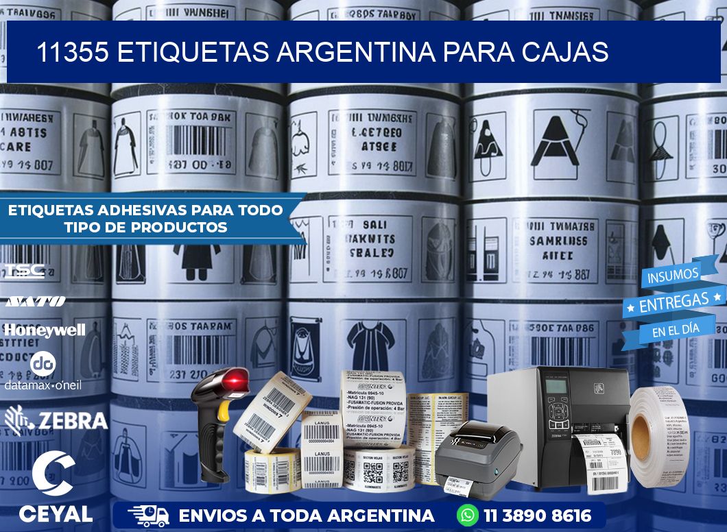 11355 ETIQUETAS ARGENTINA PARA CAJAS