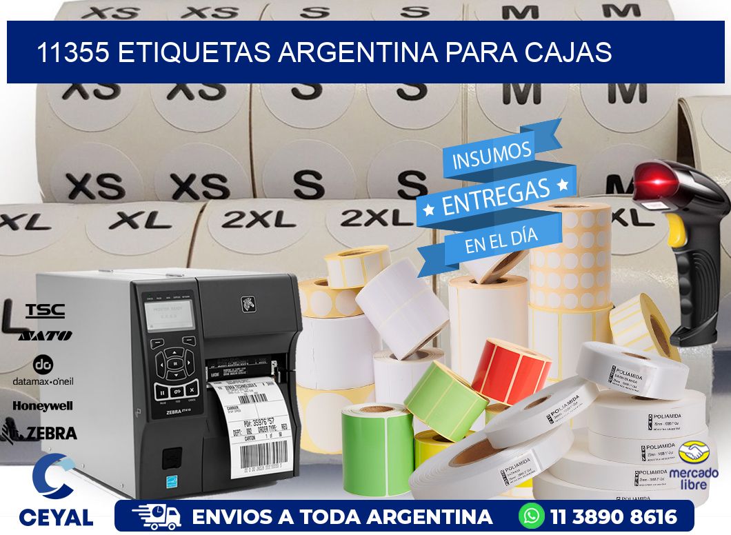 11355 ETIQUETAS ARGENTINA PARA CAJAS