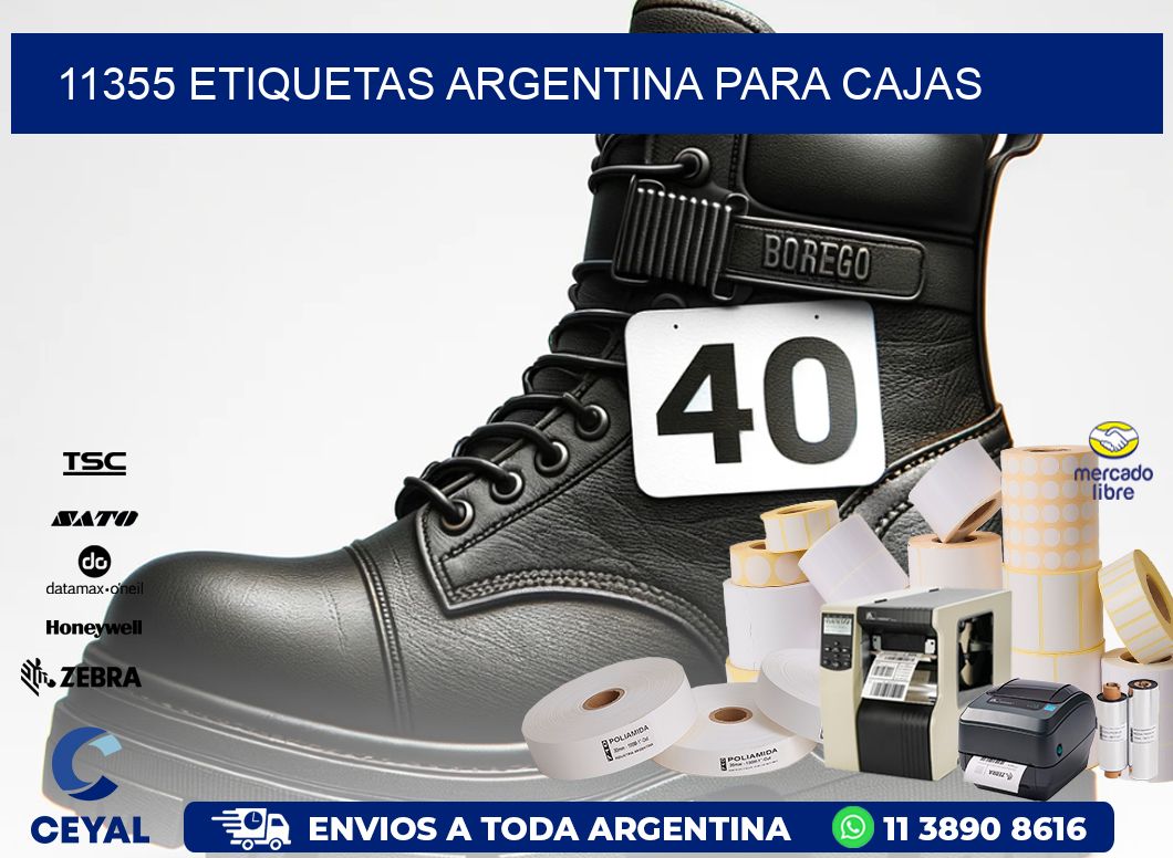 11355 ETIQUETAS ARGENTINA PARA CAJAS