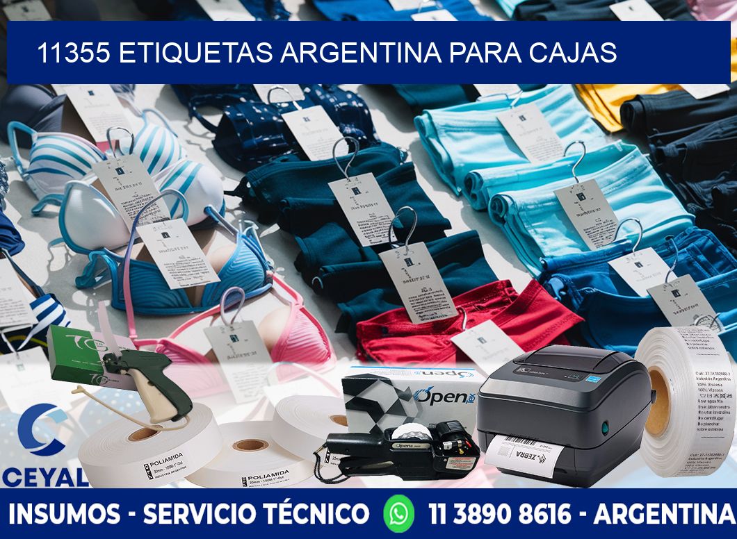 11355 ETIQUETAS ARGENTINA PARA CAJAS