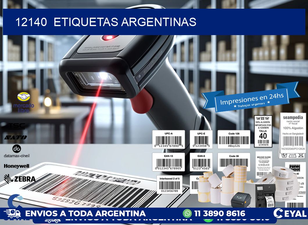 12140  ETIQUETAS ARGENTINAS