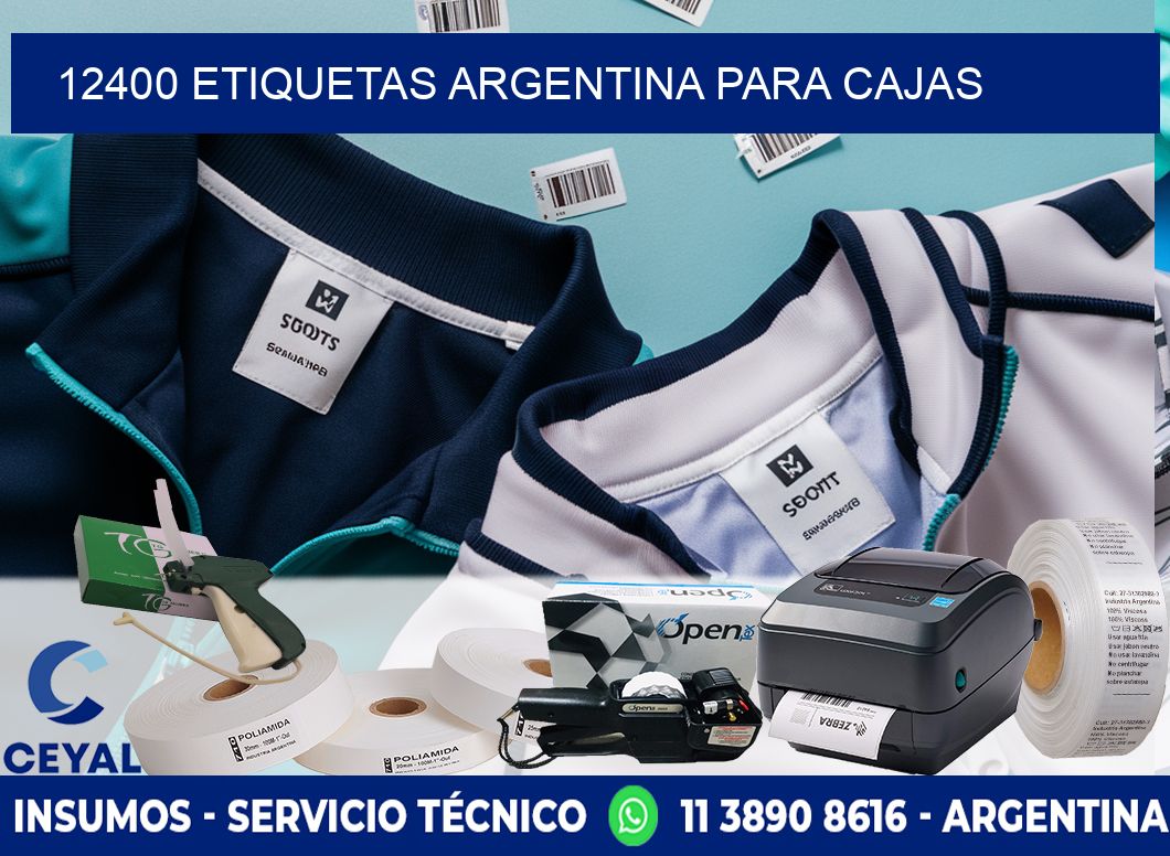 12400 ETIQUETAS ARGENTINA PARA CAJAS