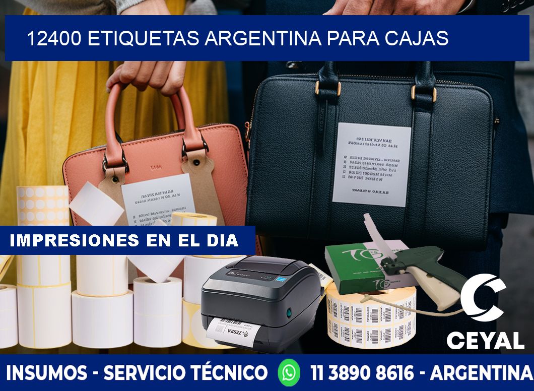 12400 ETIQUETAS ARGENTINA PARA CAJAS