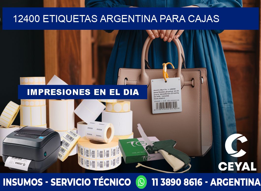 12400 ETIQUETAS ARGENTINA PARA CAJAS