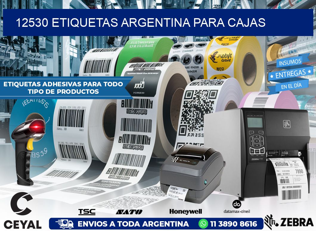 12530 ETIQUETAS ARGENTINA PARA CAJAS