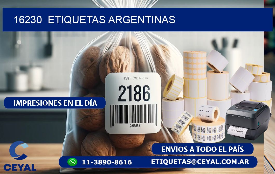 16230  ETIQUETAS ARGENTINAS