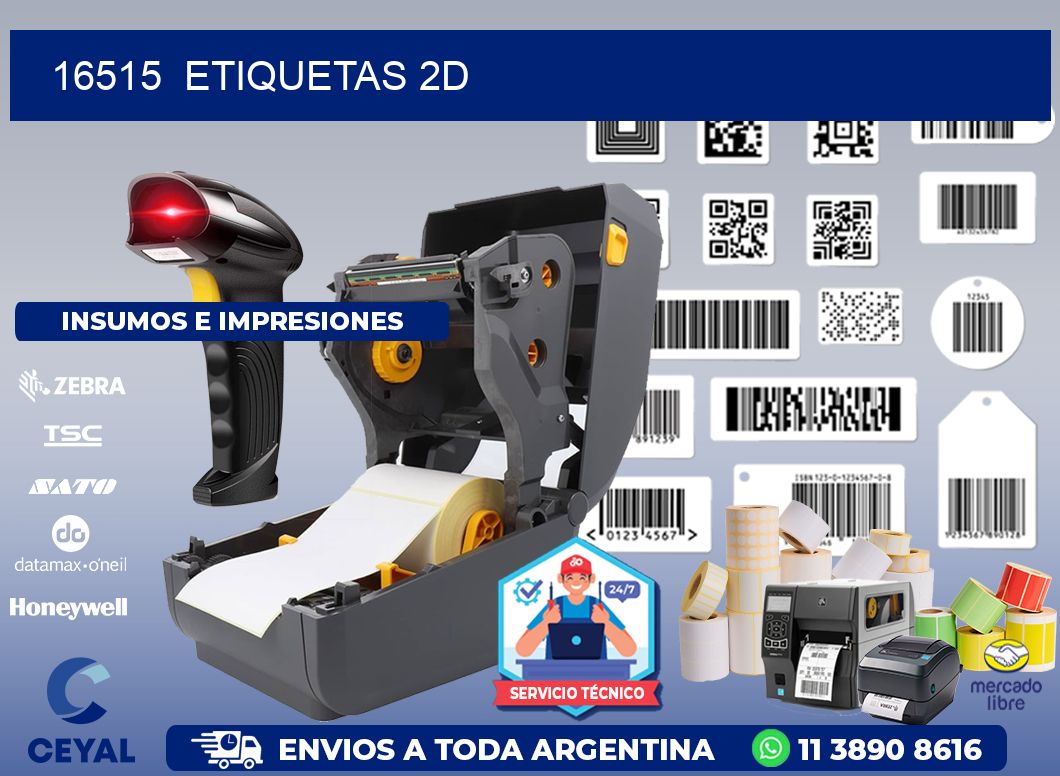 16515  ETIQUETAS 2D