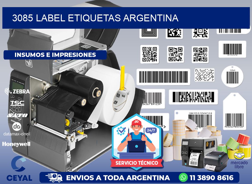 3085 LABEL ETIQUETAS ARGENTINA