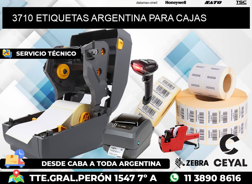 3710 ETIQUETAS ARGENTINA PARA CAJAS