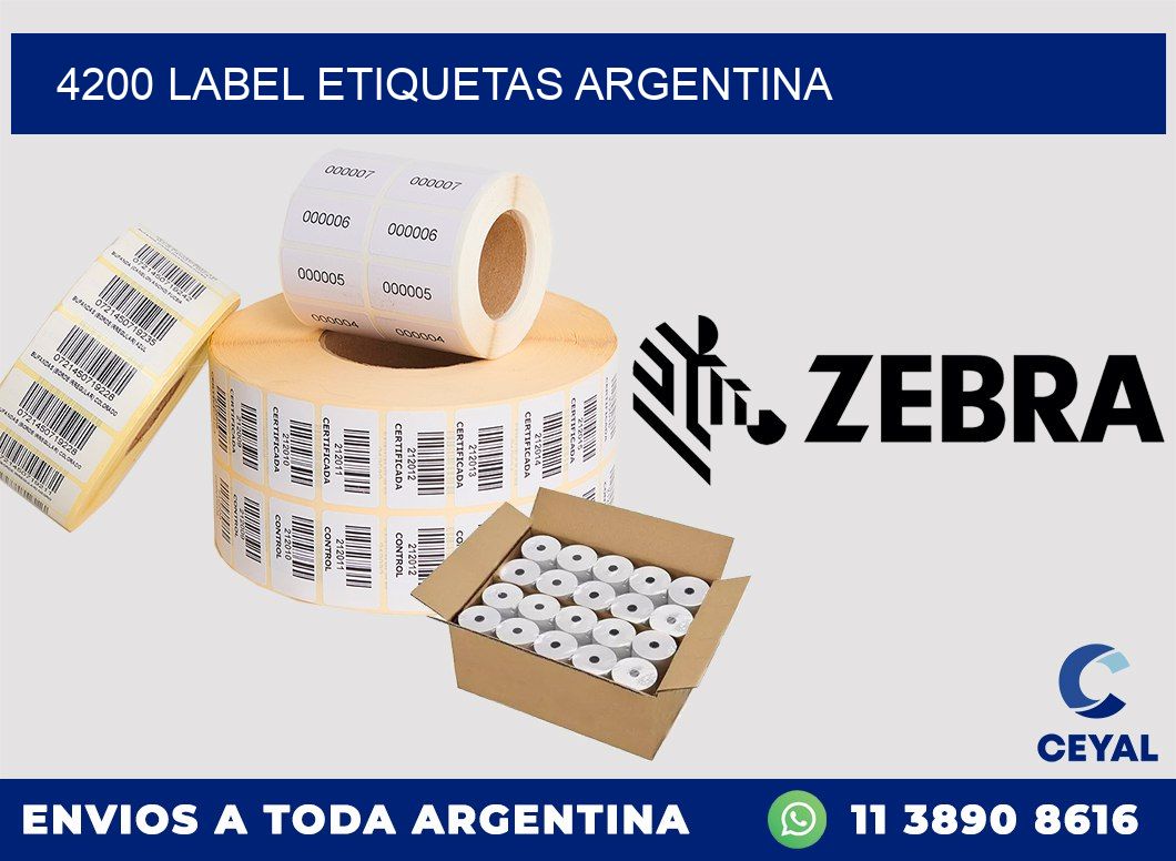 4200 LABEL ETIQUETAS ARGENTINA