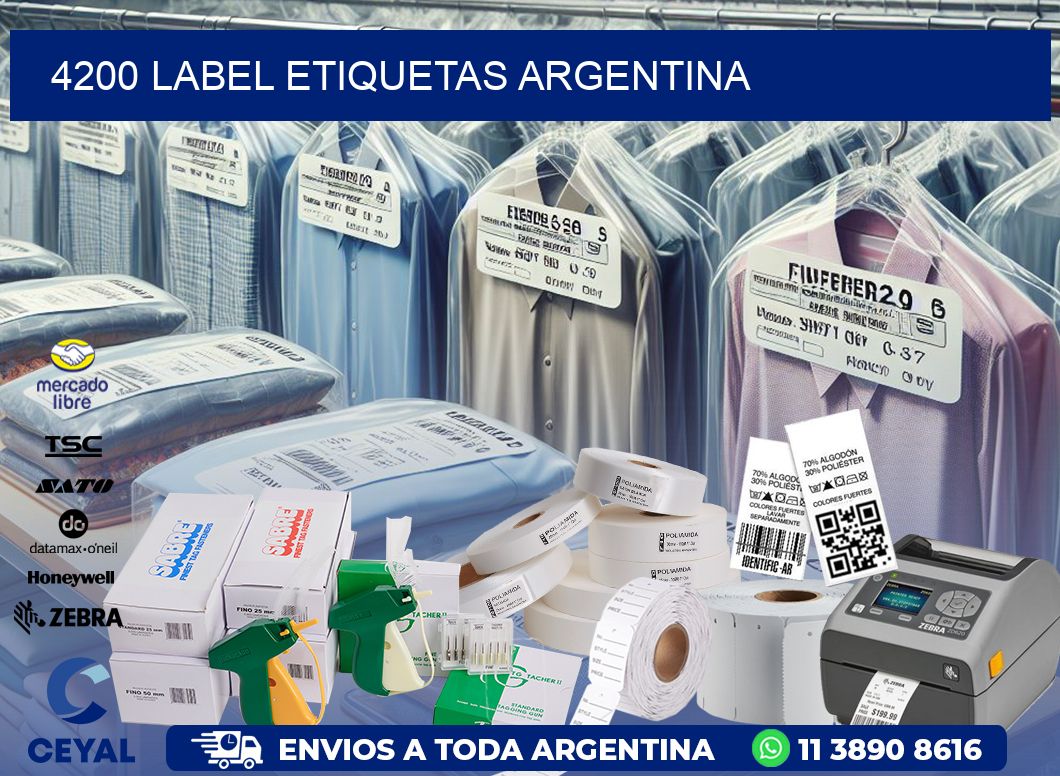 4200 LABEL ETIQUETAS ARGENTINA