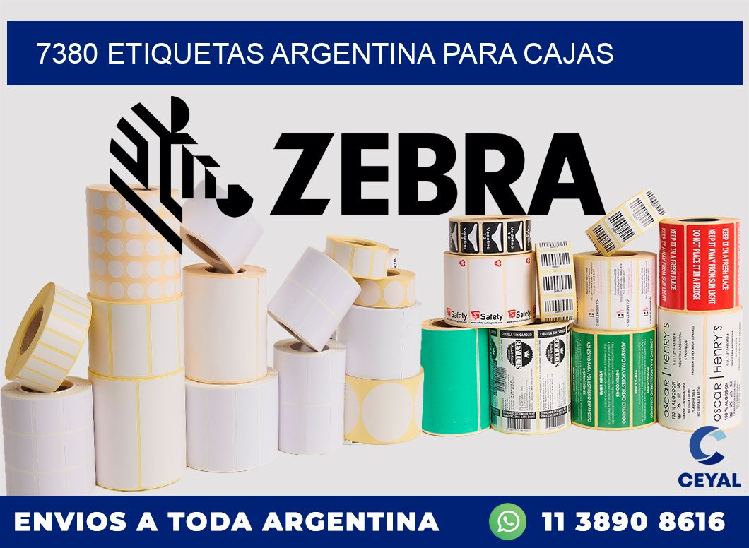 7380 ETIQUETAS ARGENTINA PARA CAJAS