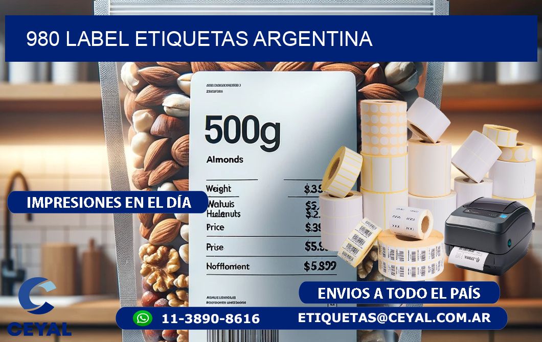 980 LABEL ETIQUETAS ARGENTINA