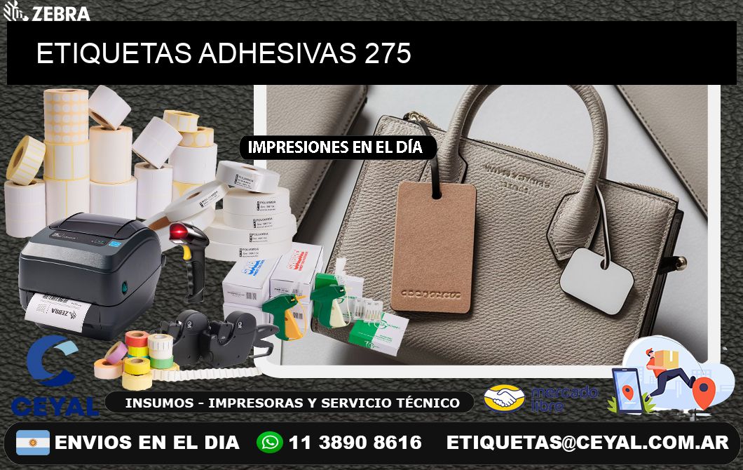 ETIQUETAS ADHESIVAS 275