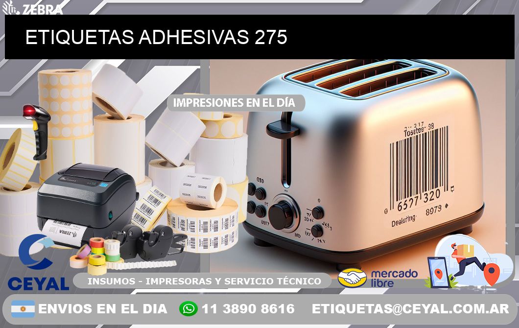 ETIQUETAS ADHESIVAS 275