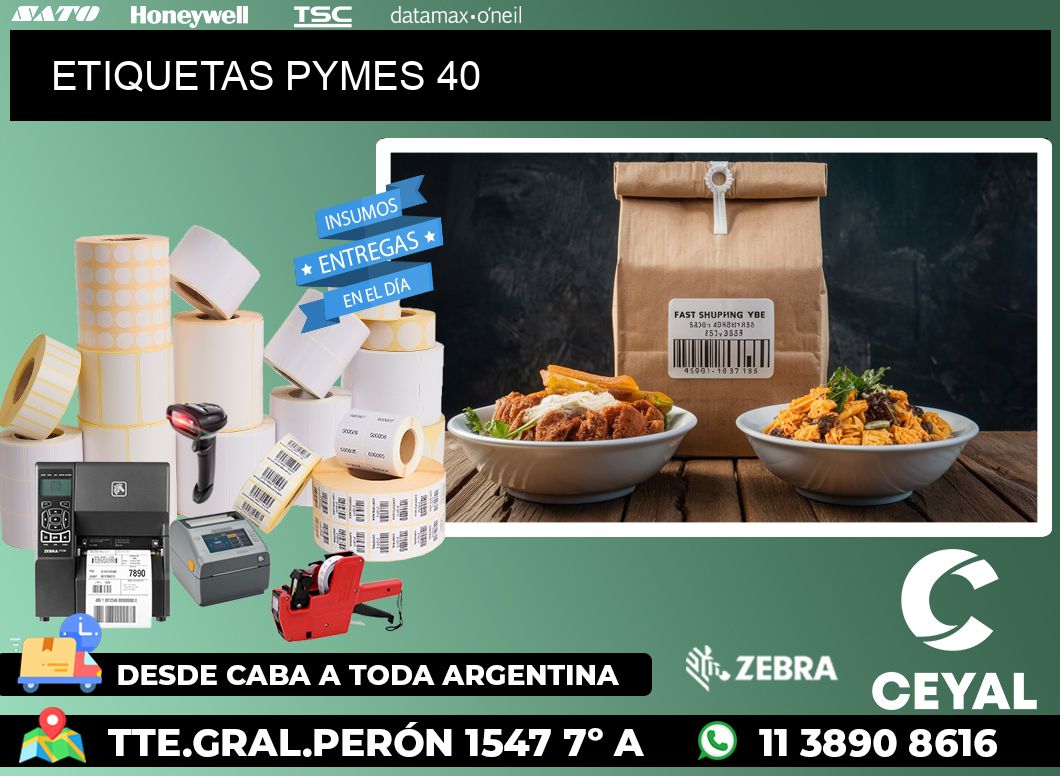 ETIQUETAS PYMES 40