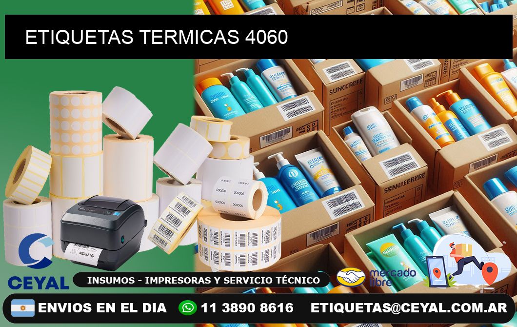 ETIQUETAS TERMICAS 4060