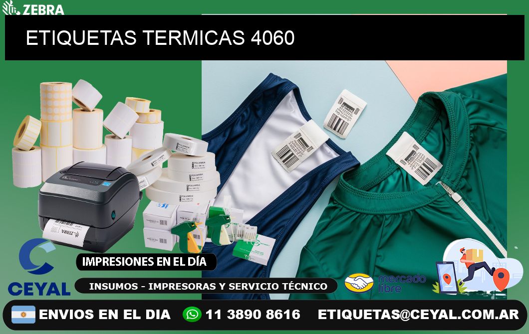 ETIQUETAS TERMICAS 4060