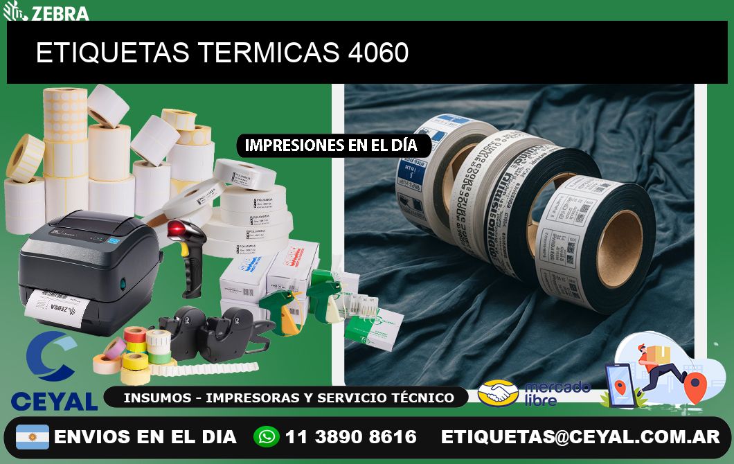 ETIQUETAS TERMICAS 4060