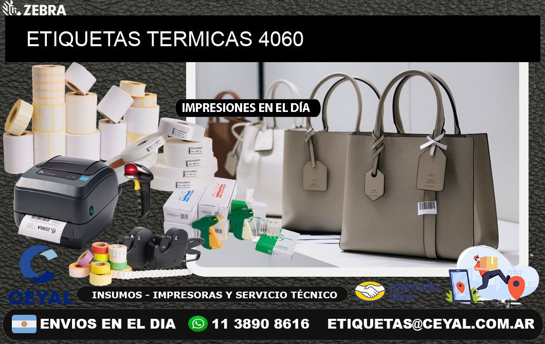 ETIQUETAS TERMICAS 4060