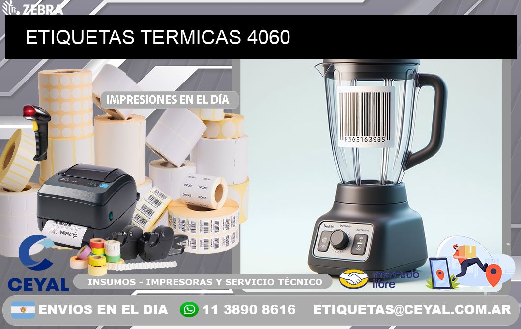 ETIQUETAS TERMICAS 4060