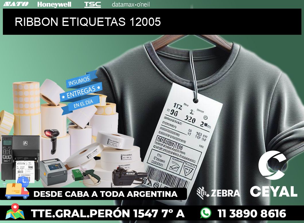 RIBBON ETIQUETAS 12005