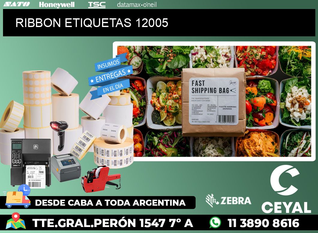 RIBBON ETIQUETAS 12005