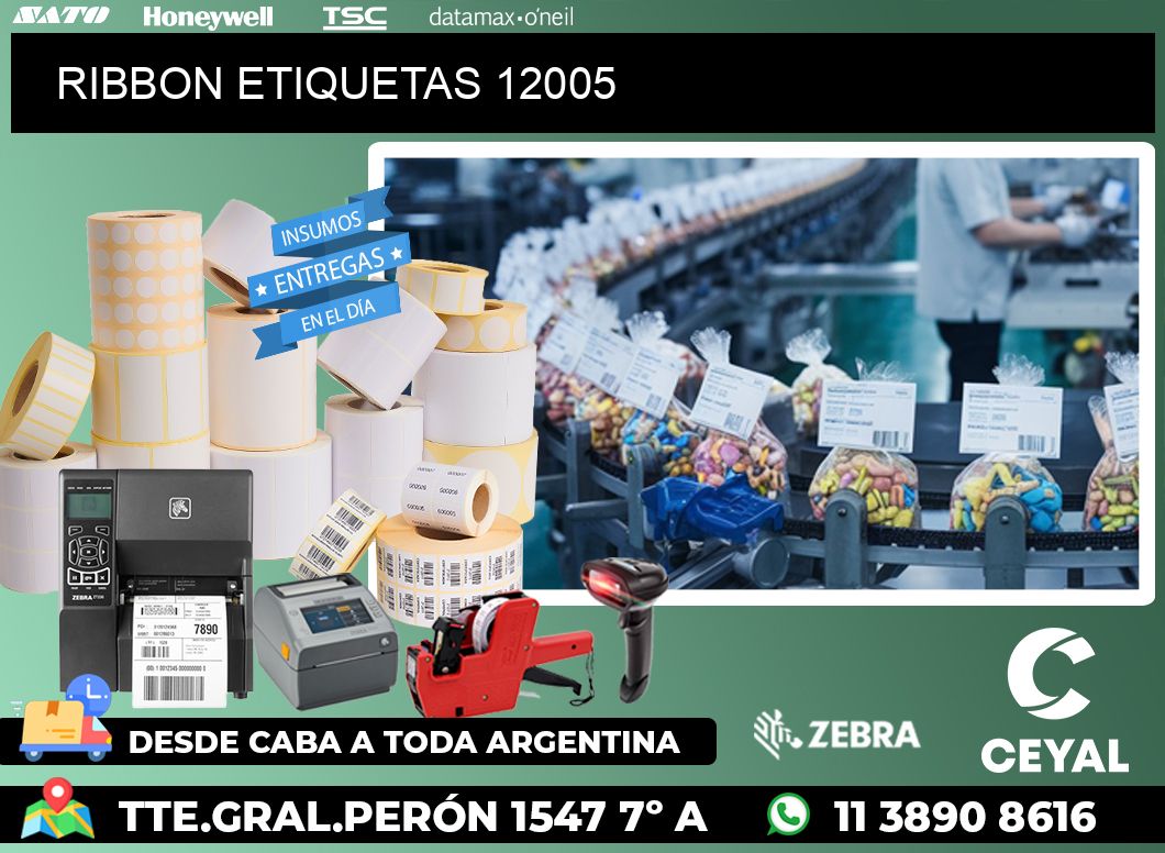 RIBBON ETIQUETAS 12005