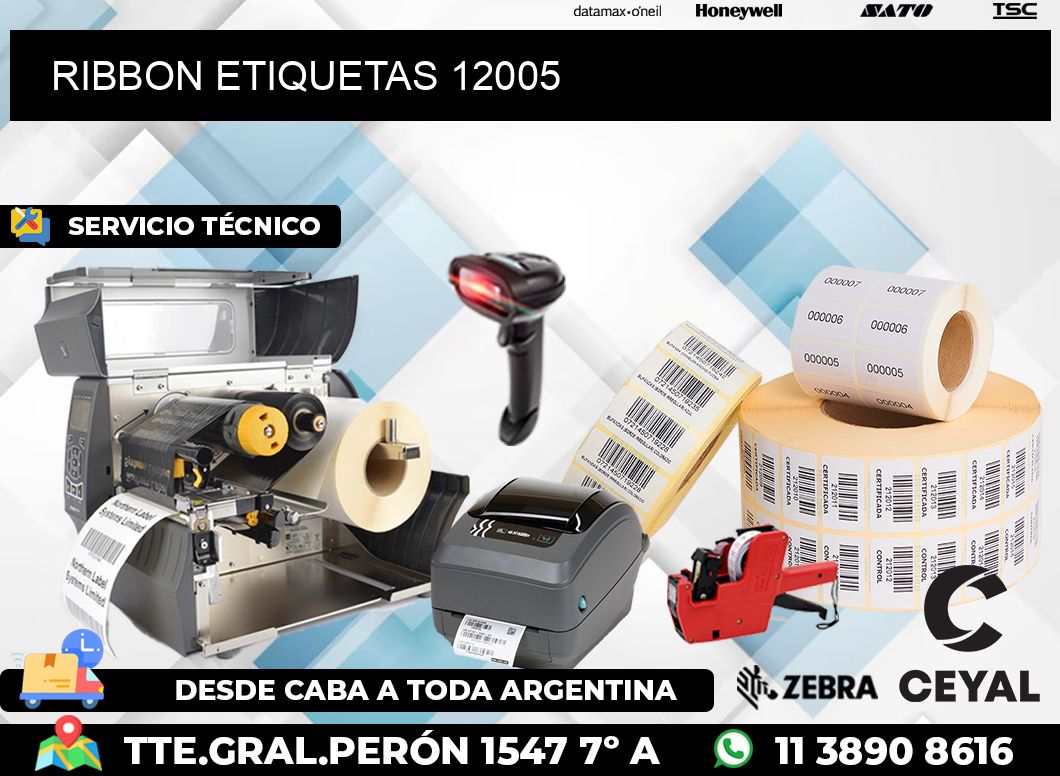 RIBBON ETIQUETAS 12005