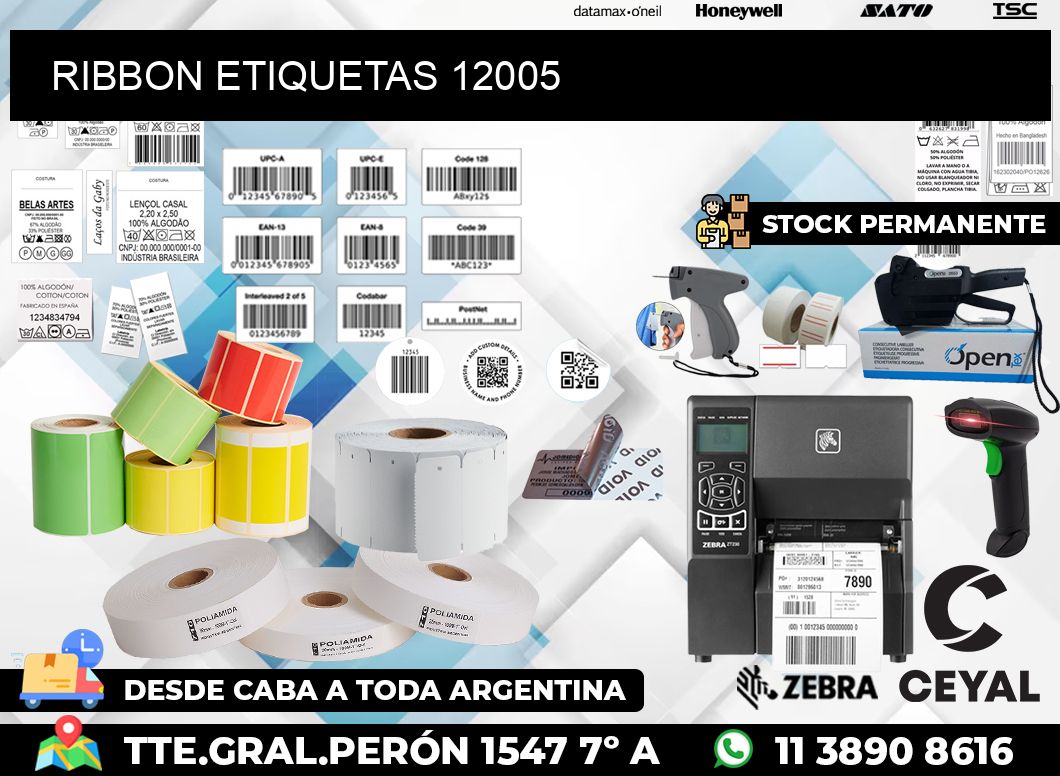 RIBBON ETIQUETAS 12005