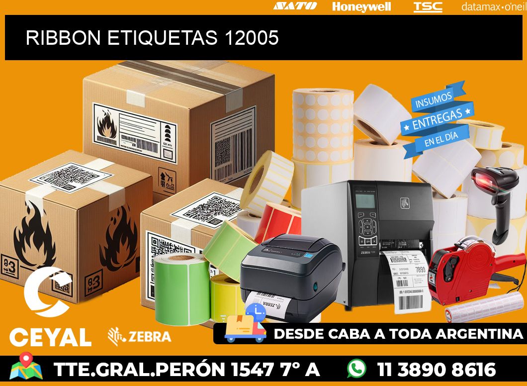 RIBBON ETIQUETAS 12005