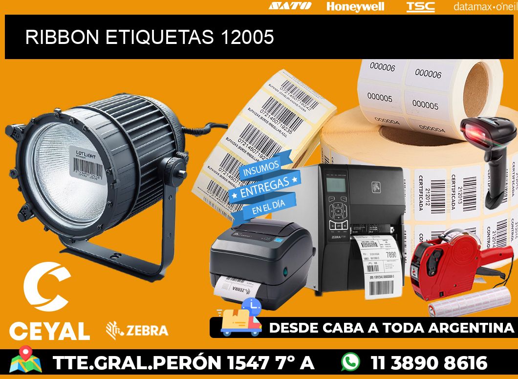 RIBBON ETIQUETAS 12005