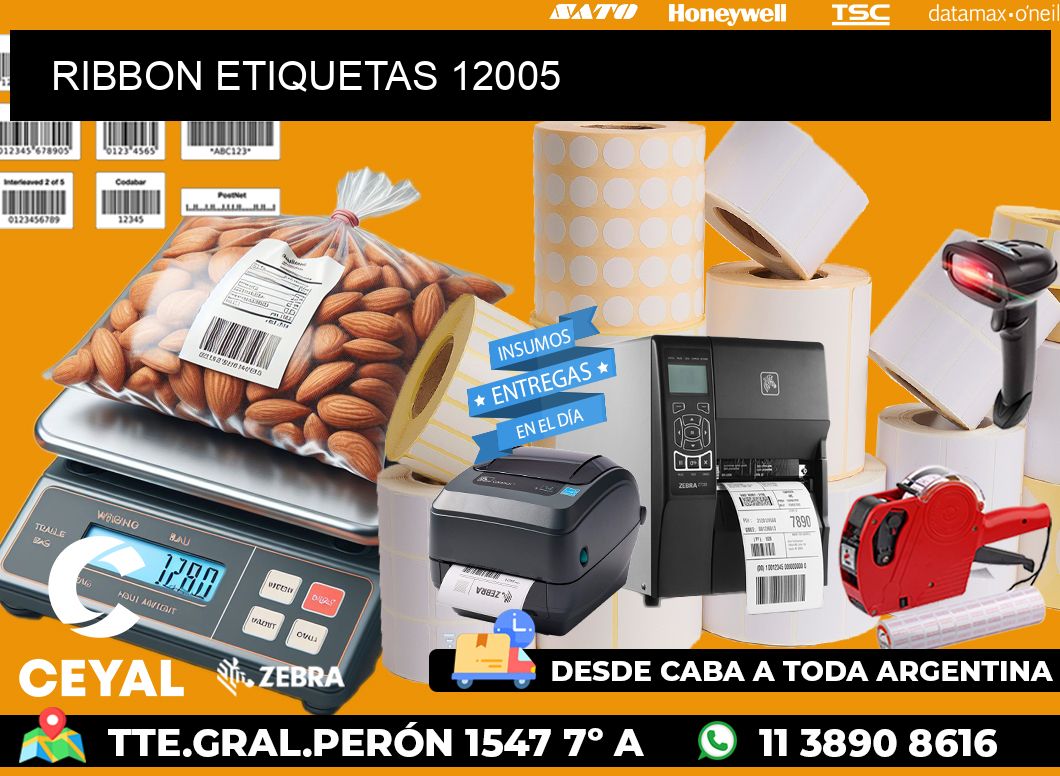 RIBBON ETIQUETAS 12005