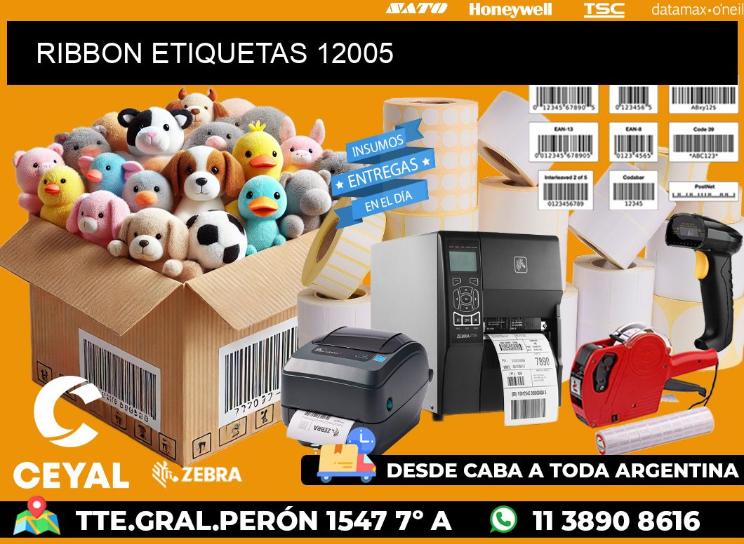 RIBBON ETIQUETAS 12005