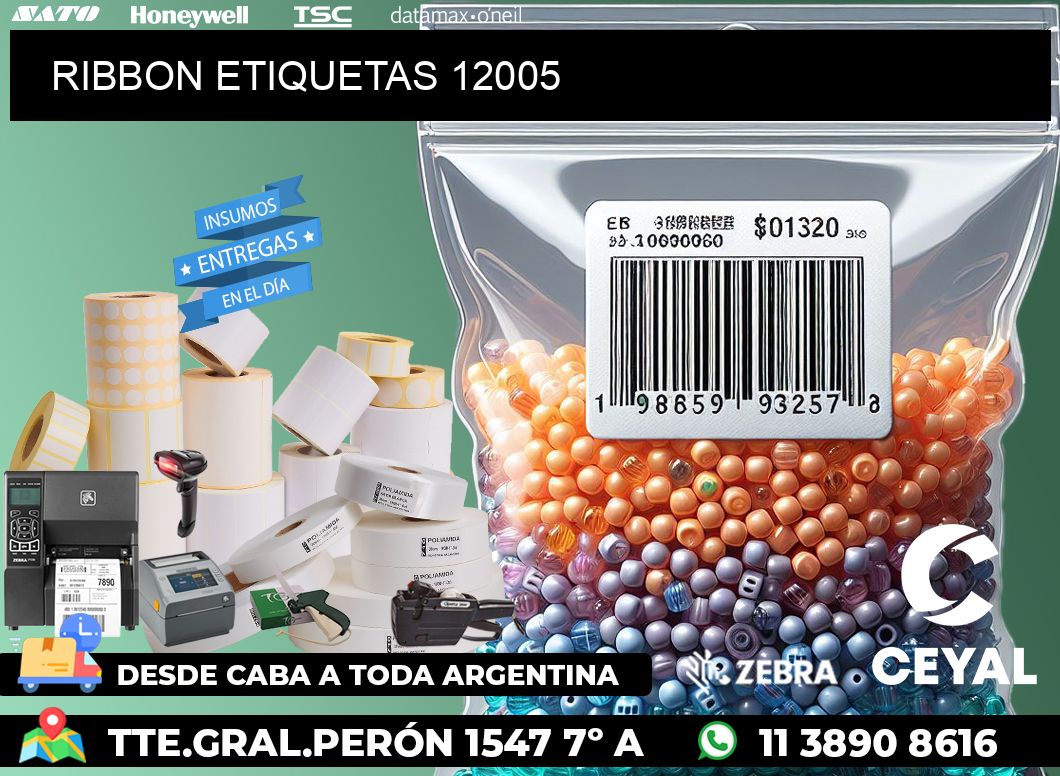 RIBBON ETIQUETAS 12005