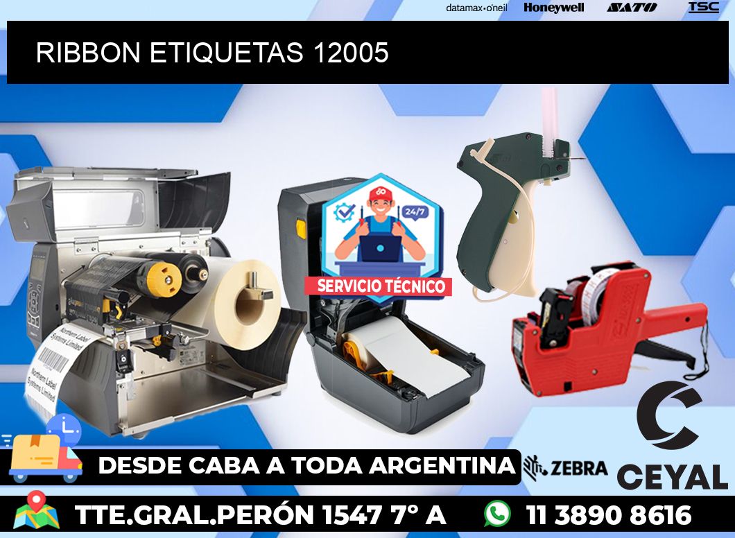 RIBBON ETIQUETAS 12005