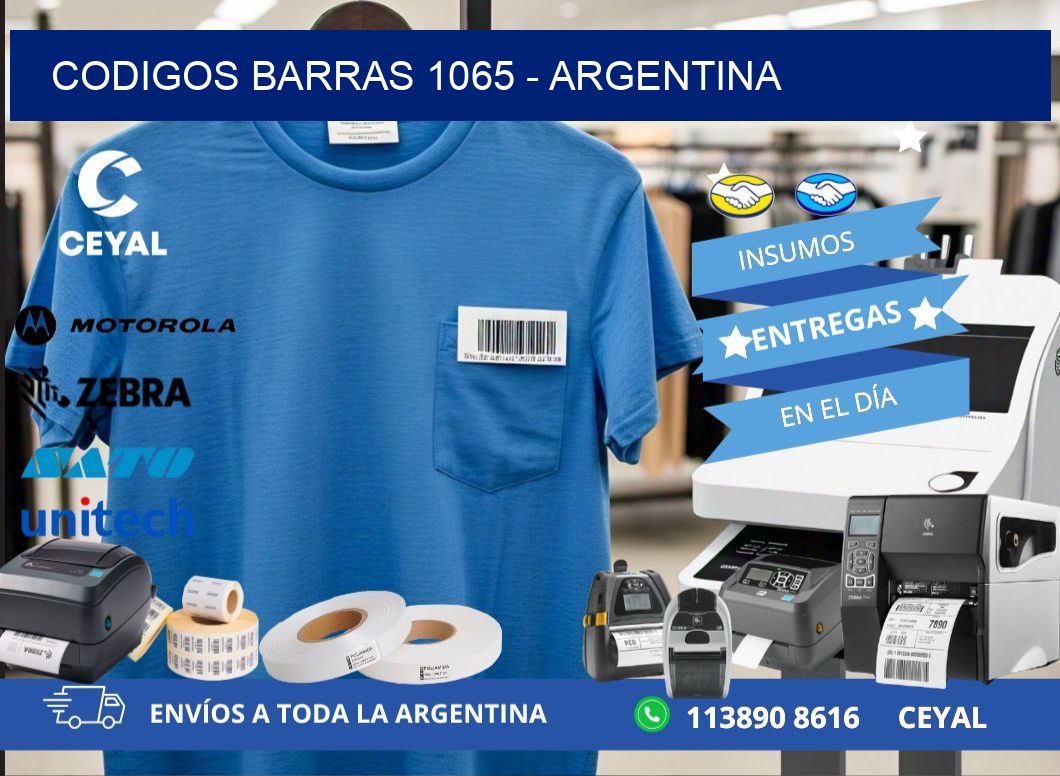 CODIGOS BARRAS 1065 - ARGENTINA