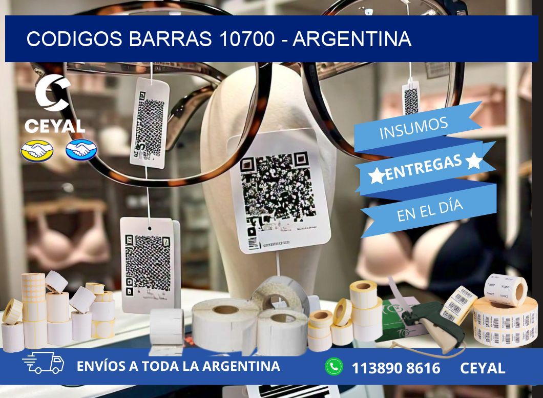 CODIGOS BARRAS 10700 – ARGENTINA