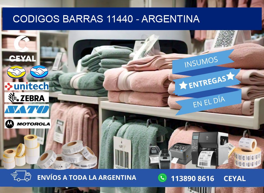 CODIGOS BARRAS 11440 - ARGENTINA