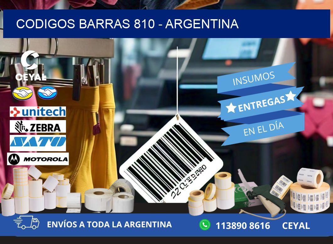 CODIGOS BARRAS 810 - ARGENTINA