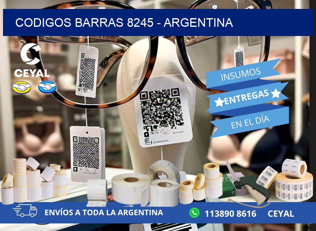 CODIGOS BARRAS 8245 - ARGENTINA