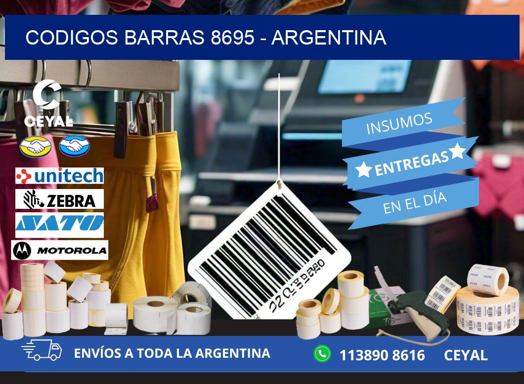 CODIGOS BARRAS 8695 - ARGENTINA