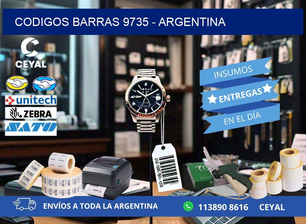 CODIGOS BARRAS 9735 - ARGENTINA